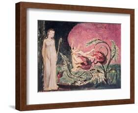 The Book of Thel: Title Page, 1794-William Blake-Framed Giclee Print