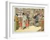 The Book Shop, from "The Book of Shops," 1899-Francis Donkin Bedford-Framed Giclee Print