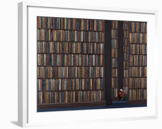 The Book Worm-Rebecca Campbell-Framed Giclee Print