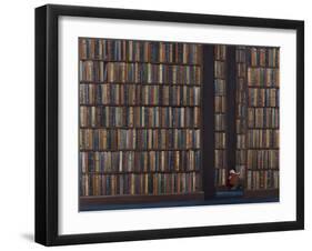 The Book Worm-Rebecca Campbell-Framed Giclee Print