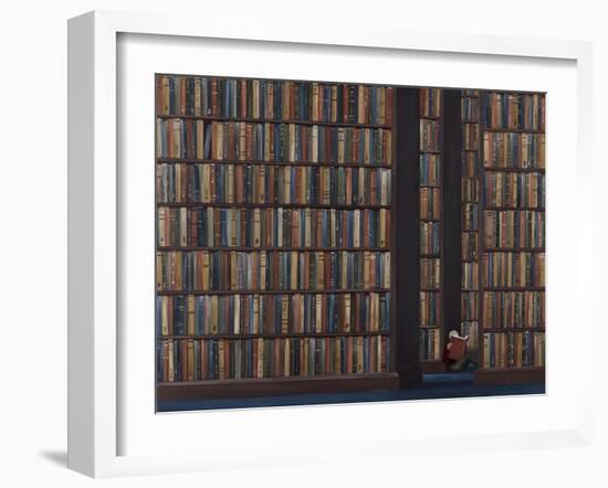 The Book Worm-Rebecca Campbell-Framed Giclee Print