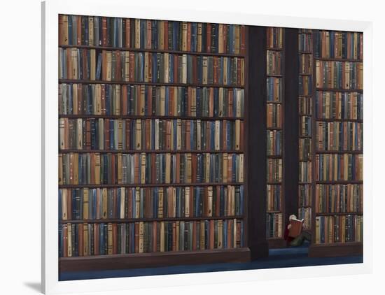 The Book Worm-Rebecca Campbell-Framed Giclee Print