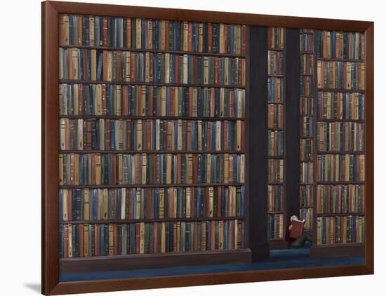 The Book Worm-Rebecca Campbell-Framed Giclee Print