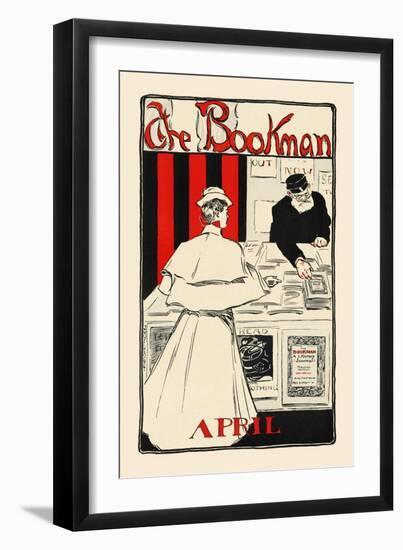 The Bookman, April-James Montgomery Flagg-Framed Art Print