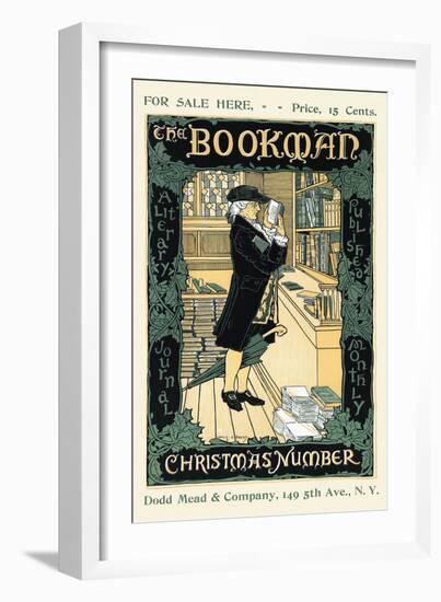 The Bookman Christmas Number For Sale Here-Louis Rhead-Framed Art Print