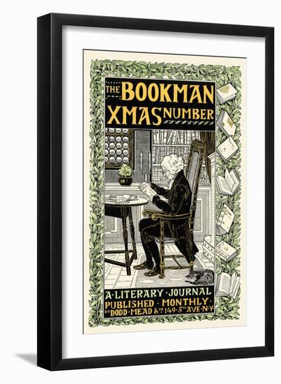 The Bookman Xmas Number-Louis Rhead-Framed Art Print