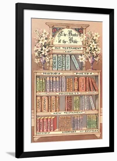 The Books of the Bible-null-Framed Art Print