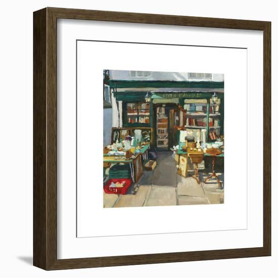 The Bookshop, Flask Walk-Lesley Dabson-Framed Limited Edition