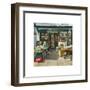 The Bookshop, Flask Walk-Lesley Dabson-Framed Limited Edition