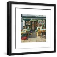 The Bookshop, Flask Walk-Lesley Dabson-Framed Limited Edition