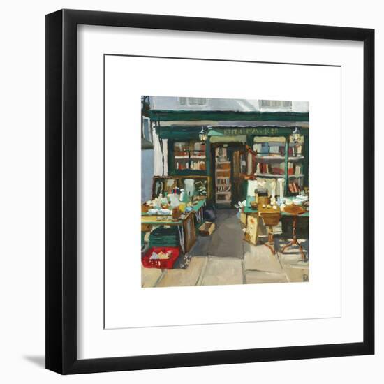 The Bookshop, Flask Walk-Lesley Dabson-Framed Limited Edition
