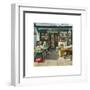 The Bookshop, Flask Walk-Lesley Dabson-Framed Limited Edition