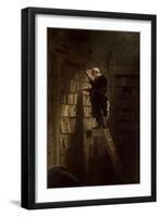 The Bookworm, c.1850-Carl Spitzweg-Framed Giclee Print