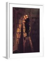 The Bookworm-Carl Spitzweg-Framed Art Print