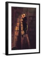 The Bookworm-Carl Spitzweg-Framed Art Print