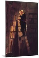 The Bookworm-Carl Spitzweg-Mounted Art Print