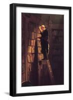 The Bookworm-Carl Spitzweg-Framed Premium Giclee Print