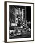 The Booth Theatre at Broadway - Urban Street Scene by Night with a NYPD Police Car - Manhattan-Philippe Hugonnard-Framed Photographic Print