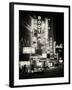 The Booth Theatre at Broadway - Urban Street Scene by Night with a NYPD Police Car - Manhattan-Philippe Hugonnard-Framed Photographic Print