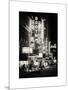 The Booth Theatre at Broadway - Urban Street Scene by Night with a NYPD Police Car - Manhattan-Philippe Hugonnard-Mounted Art Print