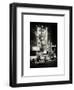 The Booth Theatre at Broadway - Urban Street Scene by Night with a NYPD Police Car - Manhattan-Philippe Hugonnard-Framed Art Print