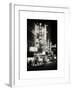 The Booth Theatre at Broadway - Urban Street Scene by Night with a NYPD Police Car - Manhattan-Philippe Hugonnard-Framed Art Print