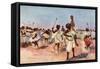 The Borana Bororansi Dance, Somaliland-null-Framed Stretched Canvas