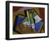 The Bordeaux Bottle, 1915-Juan Gris-Framed Giclee Print