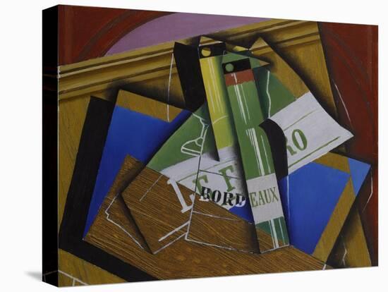 The Bordeaux Bottle, 1915-Juan Gris-Stretched Canvas