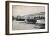 The Borodinsky Bridge During the Flood of April 1908, Moscow, Russia-null-Framed Giclee Print