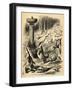 The Borogoves, Toves and the Raths, Illustration from 'Through the Looking Glass' by Lewis…-John Tenniel-Framed Giclee Print