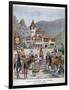 The Bosnian Pavilion at the Universal Exhibition of 1900, Paris, 1900-null-Framed Giclee Print