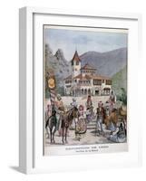 The Bosnian Pavilion at the Universal Exhibition of 1900, Paris, 1900-null-Framed Giclee Print