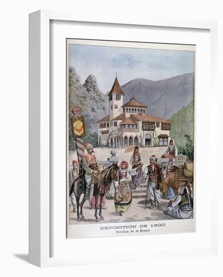 The Bosnian Pavilion at the Universal Exhibition of 1900, Paris, 1900-null-Framed Giclee Print