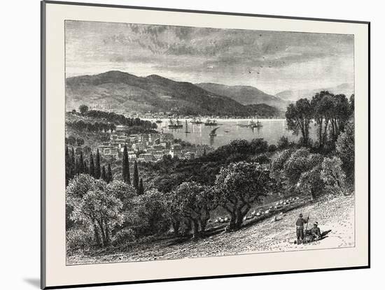 The Bosphorus, from Therapia, Constantinople, Istanbul, Turkey, 19th Century-null-Mounted Giclee Print