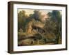 The Bosquet Des Bains D'Apollo-Hubert Robert-Framed Giclee Print