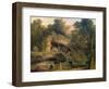 The Bosquet Des Bains D'Apollo-Hubert Robert-Framed Premium Giclee Print