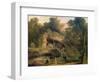 The Bosquet Des Bains D'Apollo-Hubert Robert-Framed Premium Giclee Print