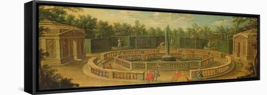 The Bosquet Des Domes at Versailles-null-Framed Stretched Canvas