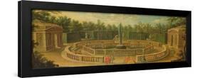 The Bosquet Des Domes at Versailles-null-Framed Giclee Print