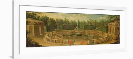 The Bosquet Des Domes at Versailles-null-Framed Giclee Print