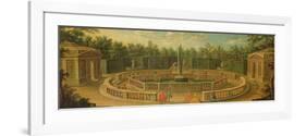 The Bosquet Des Domes at Versailles-null-Framed Giclee Print