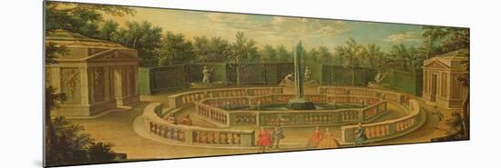 The Bosquet Des Domes at Versailles-null-Mounted Giclee Print