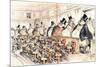 The Bosses of the Senate from the American Magazine 'Puck', January 23rd 1889-Joseph Keppler-Mounted Giclee Print