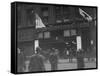 The Boston Globe Building-Walter Sanders-Framed Stretched Canvas