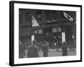 The Boston Globe Building-Walter Sanders-Framed Photographic Print