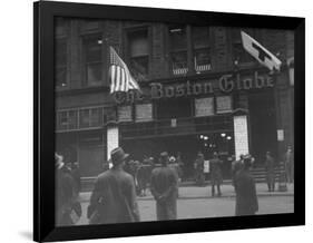 The Boston Globe Building-Walter Sanders-Framed Photographic Print