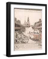 The Boston Massacre, 5th March 1770-Henry Pelham-Framed Giclee Print