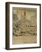 The Boston Massacre Engraving-Paul Revere-Framed Giclee Print