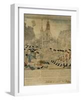 The Boston Massacre Engraving-Paul Revere-Framed Giclee Print